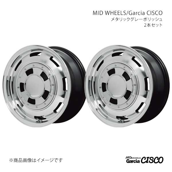 MID WHEELS/Garcia CISCO ekアクティブ H81W アルミホイール2本セット【14×4.5J 4-100 INSET45 MGP】Y26054543345SB2N×2