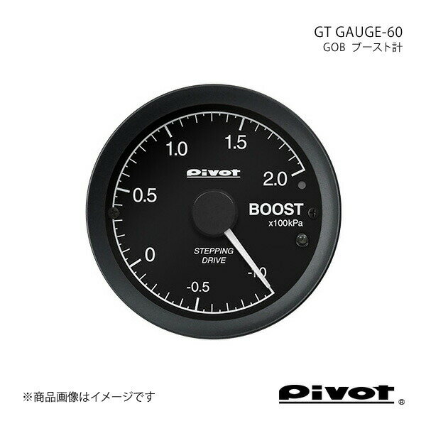 pivot ピボット GT GAUGE-60 ブースト計Φ60 MINI COOPER S R56 SV16 GOB