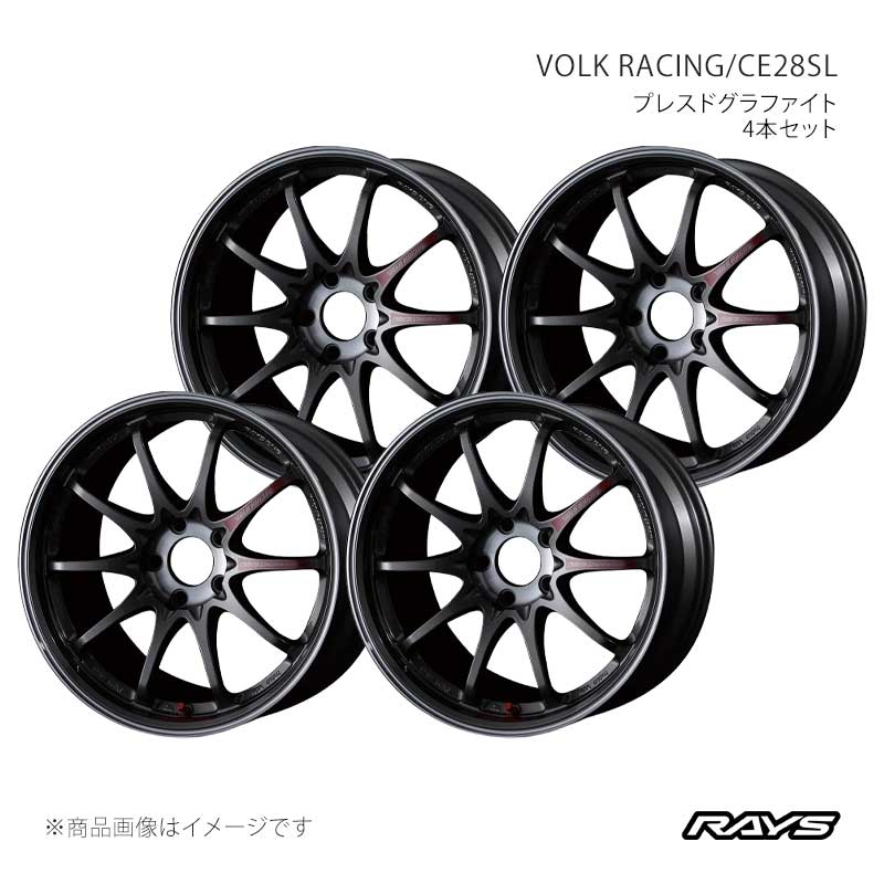 RAYS レイズ ボルクレーシング CE28SL アルミホイール4本セット【18×8.5J 5-114.3 INSET45 PG】06068854505PG×4