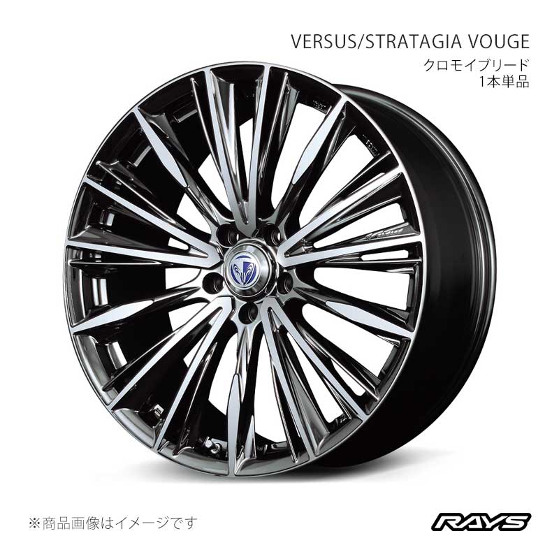 RAYS レイズ ベルサス ストラテジーア ヴォウジェ プリウス MXWH60 フロント/リア共用 アルミホイール4本セット【18×7J 5-114.3 INSET48 DR】11958704895DR×4