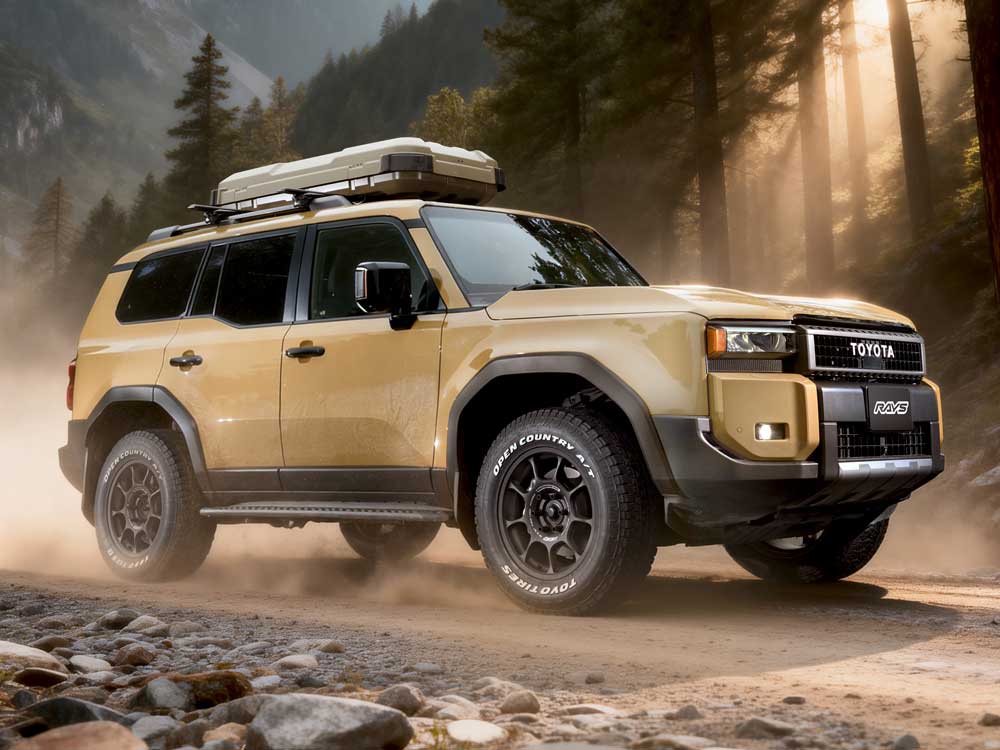 RAYS ボルクレーシング ZE40X ランドクルーザープラド TRJ150W フロント/リア共用 アルミホイール2本セット【17×8J 6-139.7 INSET20 BR】06967802016BR×2