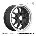 SHIBATIRE シバタイヤ シバホイール G23 アルミホイール1本 15×6.5J 4-100 INSET38 マットブラックRP G15-01MBP(2)