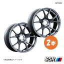 SSR エスエスアール GTX02 ホイール 2本 アコード CV3 EX【18×8.5J 5-114.3 INSET45 ダークシルバー】(2)