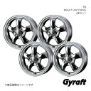 Gyraft/5S シフォン LA600系 アルミホイール4本セット【15×4.5J 4-100 INSET45 BRIGHT SPATTERING】0041113×4(2)