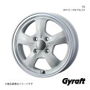 Gyraft/5S フレアワゴン MM53S アルミホイール1本 【15×4.5J 4-100 INSET45 WHITE/RIM POLISH(ホワイト/リムポリッシュ)】 0041119(2)