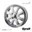 Gyraft/8S MRワゴン MF33S アルミホイール1本 【14×4.5J 4-100 INSET45 WHITE/RIM POLISH(ホワイト/リ..