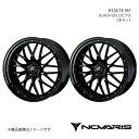 NOVARIS/ASSETE M1 CX-5 KF系 アルミホイール2本セット【18×7.5J 5-114.3 INSET45 BLACK/GOLDピアス】0041063×2(2)