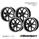 NOVARIS/ASSETE S1 IS350/IS200t 30系 アルミホイール4本セット【18×8.0J 5-114.3 INSET42 BLACK/RIM POLISH】0041334×4(2)