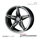 F ZERO/FZ-3 アウトランダー GN系 アルミホイール1本【19×8.0J 5-114.3 INSET38 ダイヤモンドブラック】0039462(2)