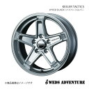 WEDS-ADVENTURE/KEELER TACTICS デュアリス J10 アルミホイール1本【16×7.0J 5-114.3 INSET38 HYPER SILVER(ハイパーシルバー)】0039711(2)