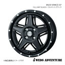 WEDS-ADVENTURE/MUD VANCE 07 ピクシスエポック LA300系 アルミホイール1本【15×4.5J 4-100 INSET45 FULL MAT BLACK (フルマットブラック)】 0040530(2)