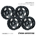 WEDS-ADVENTURE/MUD VANCE 07 ステージア M35 4WD アルミホイール4本セット【17×7.0J 5-114.3 INSET40 FULL MAT BLACK】0040537×4(2)