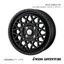 WEDS-ADVENTURE/MUD VANCE 09 ディアスワゴン S320系 アルミホイール1本 【15×4.5J 4-100 INSET45 FULL MAT BLACK(フルマットブラック)】 0041151(2)