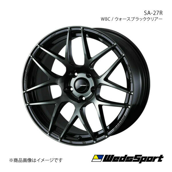 WedsSport/SA-27R SX4 Sクロス YA22S/YB22S 〜2017/6 アルミホイール1本【18×7.5J 5-114.3 INSET45 WBC】 0074174