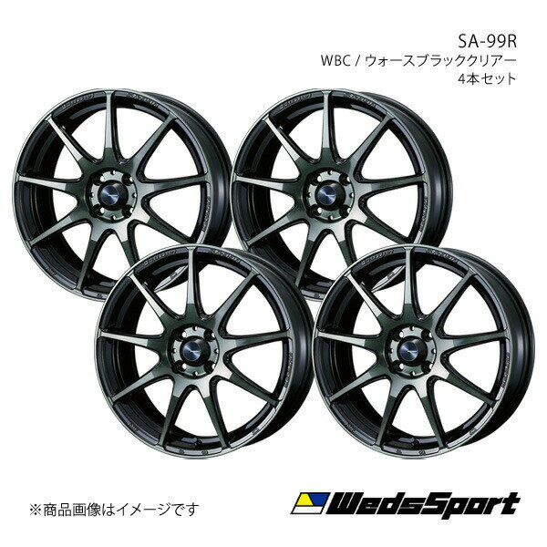 WedsSport/SA-99R SX4 Sクロス YA22S/YB22S 〜2017/6 アルミホイール4本セット【18×7.5J 5-114.3 INSET45 WBC】0073909×4