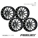 RiZLEY/VS スカイライン V37 FR 電動パーキングブレーキ装着車 アルミホイール4本セット【18×8.0J5-114.3 INSET45 ブラックメタリックポリッシュ】0039432×4(2)