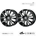 LEONIS/VX UX300e 10系 アルミホイール2本セット【17×7.0J 5-114.3 INSET42 BKMC】0033259×2