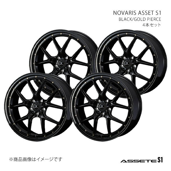 NOVARIS エクリプスクロス GK/GL系 アルミホイール 4本セット 0041328×4【20×8.5J 5-114.3 INSET45 BLK/G】