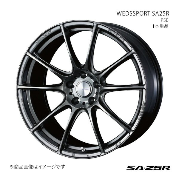 SA25R WRX STI VAB/6ポットキャリパー アルミホイール1本単品 0073819【19×8.5J 5-114.3 INSET45 PSB】
