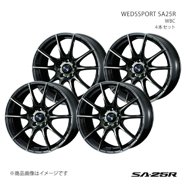 SA25R インプレッサWRX STI GRB・GRF・GVB・GVF(4ポットキャリパー) アルミホイール4本セット 0073721×4【17×7.5J 5-114.3 INSET45 WBC】