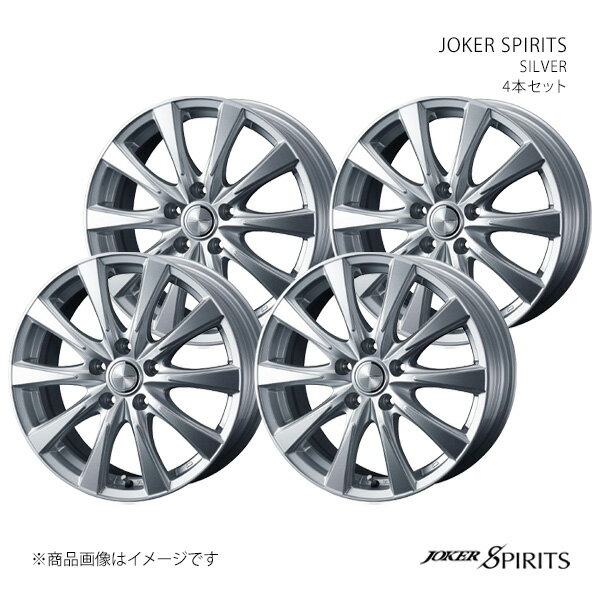 JOKER SPIRITS ジョーカー スピリッツ プリウスα 40系 ホイール 4本セット 0040145×4 【17×7J 5-114.3 INSET39ST/40 シルバー】