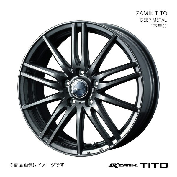ZAMIK TITO クラウン 220・H20系/FR(4ポットキャリパー除く) アルミホイール1本単品 0037591【16×6.5J 5-114.3 INSET40 DEEP METAL】(2)