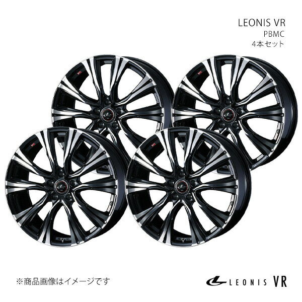 LEONIS VR アコード CV3 ホイール 4本セット 0041283×4【19×8.0J 5-114.3 INSET43 パールブラックミラー】