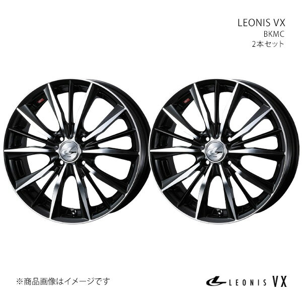 LEONIS VX レオニス ブイエックス ホイール 2本セット 0033245×2 【16×5.0J 4-100 INSET45 BKMC】