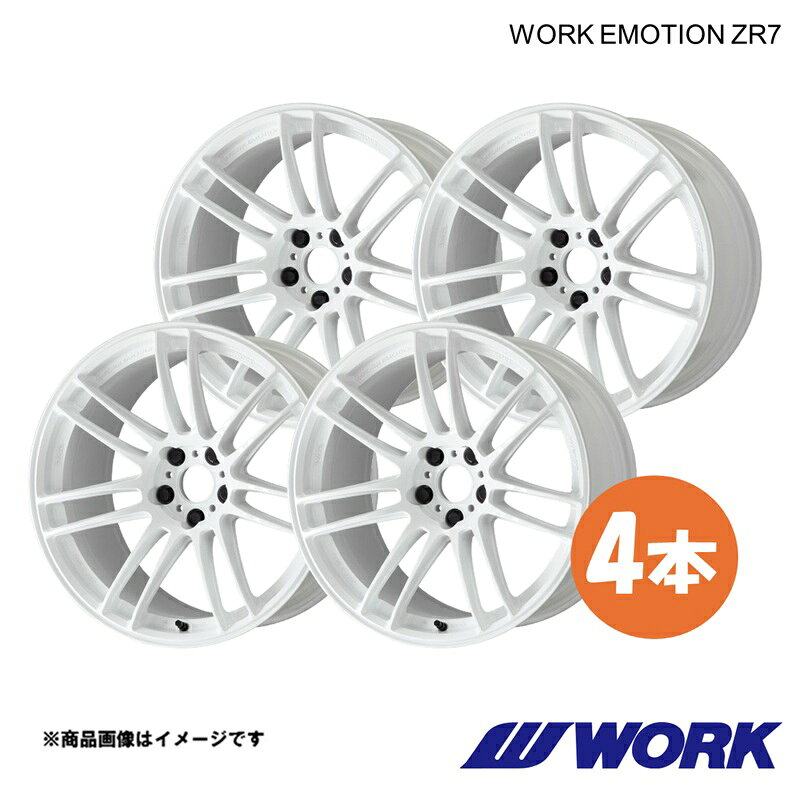 WORK ワーク ホイール 4本 ワークエモーションZR7 1ピース エクリプスクロス DBA-GK1W【18×7.5J 5-114.3 INSET38 TW】WORK EMOTION ZR7