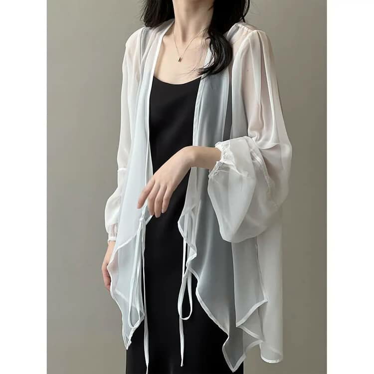 カーディガン 春 ボレロ シフォンカーディガン...の紹介画像3
