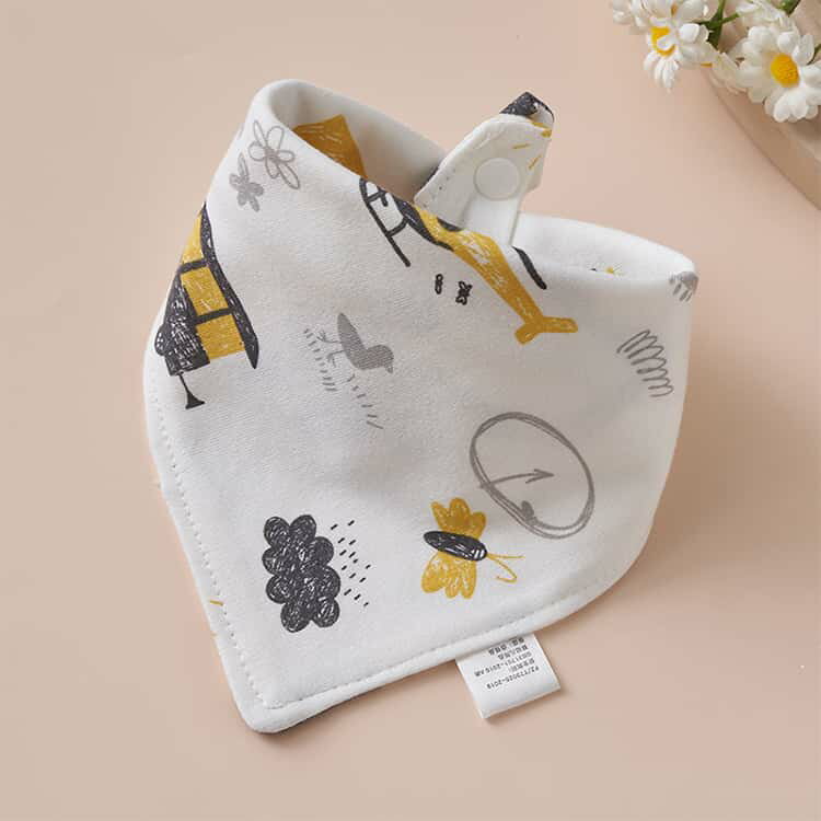 三角スタイ 食事エプロン よだれかけ スタイ ビブ 保育園 食事用 三角スタイ 新生児用 幼稚園 入園準備 無地 赤ちゃん ベビー 女の子 口拭き 綿 柔らかい 通気性よい 調整可能 三角 キッズ 出産祝い ベビー用品 三角バンダナ お食事 授乳 2