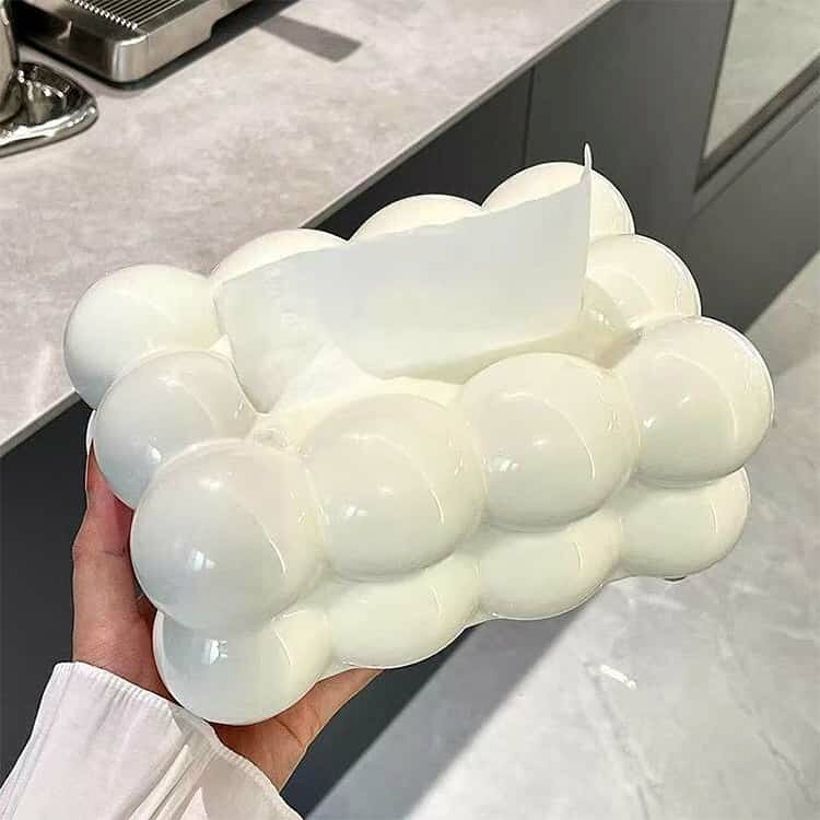 ソフトパック 雲 ティッシュケース ティッシュホルダー ティッシュ入れ ティッシュボックス ティッシュ ティッシュペーパー ティッシュカバー ソフトパックティッシュ ティッシュボックスケース かわいい 北欧 くも コンパクト [2]