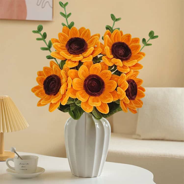 薔薇 セット 手作りキット モールフラワー 手芸モール バラ 手芸モール カラーモール ひまわり チューリップ ローズ 花束 工作 蓮の花 ユリ 材料 カーネーション モールアート 造花 百合 曲げ可能 学校 手芸 DIY プレゼント 3