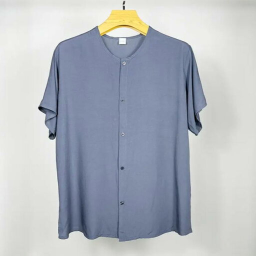 夏 シャツ 半袖 涼しい おしゃれ 接触冷感 半袖 メンズ ノーカラー ワイシャツ 通気性 スリム スポーツ tシャツ 無地tシャツ ストレッチ オーバーサイズ 吸水速乾 ビジネス 大きいサイズ カジュアル 半袖シャツ ゆったり インナー オープンカラーシャツ