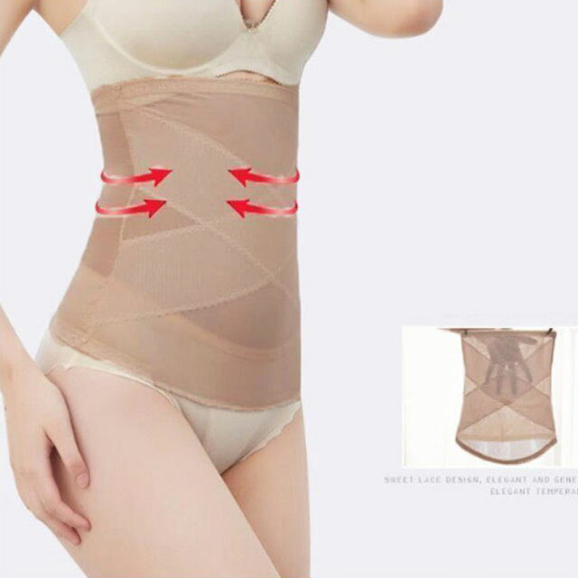 腹巻き レディースインナー ボディシェイパー 蒸れない ホックなし 補正下着 ウエストニッパー 腰痛 産後 夏用 くびれ補正 加圧 コルセット 腹巻 メッシュ 薄い 2枚セット 体型補整 ウエストシェイパー 無地 ぽっこりお腹 腰痛 産後 メッシュ加工 chittoshop-10001174 ちっとしょっぷ サンプル画像3