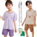 ベビー 女の子 寝巻 キッズパジャマ 半袖パジャマ 子供服 半袖 男の子 ジュニア ショートパンツ 子供 子供パジャマ 部屋着 100 パジャマ メッシュ 上下...