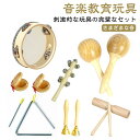 タンバリンおもちゃ 木のおもちゃ 楽器おもちゃ 打楽器 打楽器 幼児用 子供用 楽器セット ウッドブロック 音楽玩具 幼稚園 教育用 パーカッション ベビー 男...