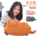 学校 猫 クッション シート ギフト クッション 猫型 ねこ 椅子 車用 可愛い 自家用 床 クッション シートクッション 低反発 座布団 快適 猫 メモリーコ...