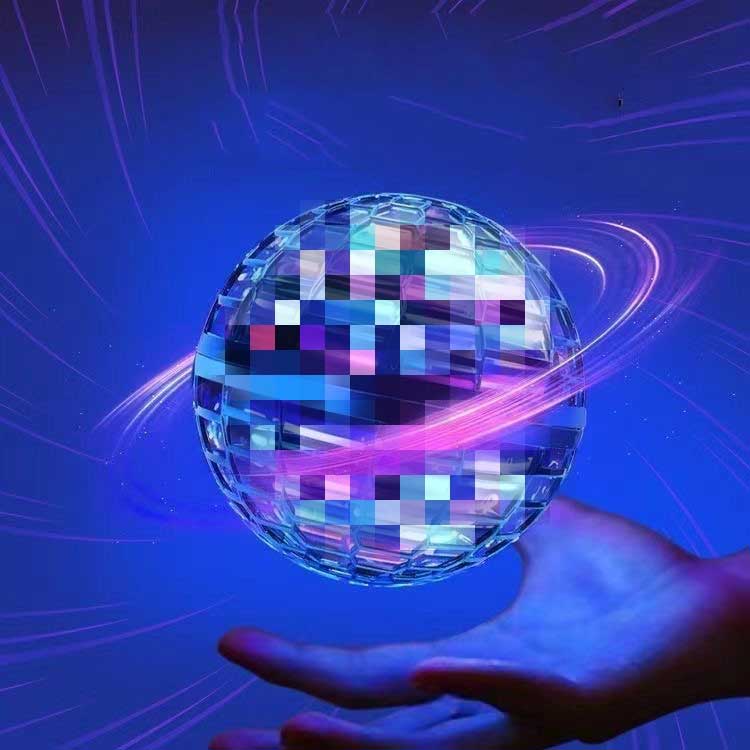 回転式 フライングボール フライングライトボール フライングスピナー 空飛ぶボール おもちゃ ジャイ ドローン UFO おもちゃ 光る 飛行 ボール 浮遊 ロータリー 回転式 LEDライト USB充電式 小学生 子供 室内 屋外
