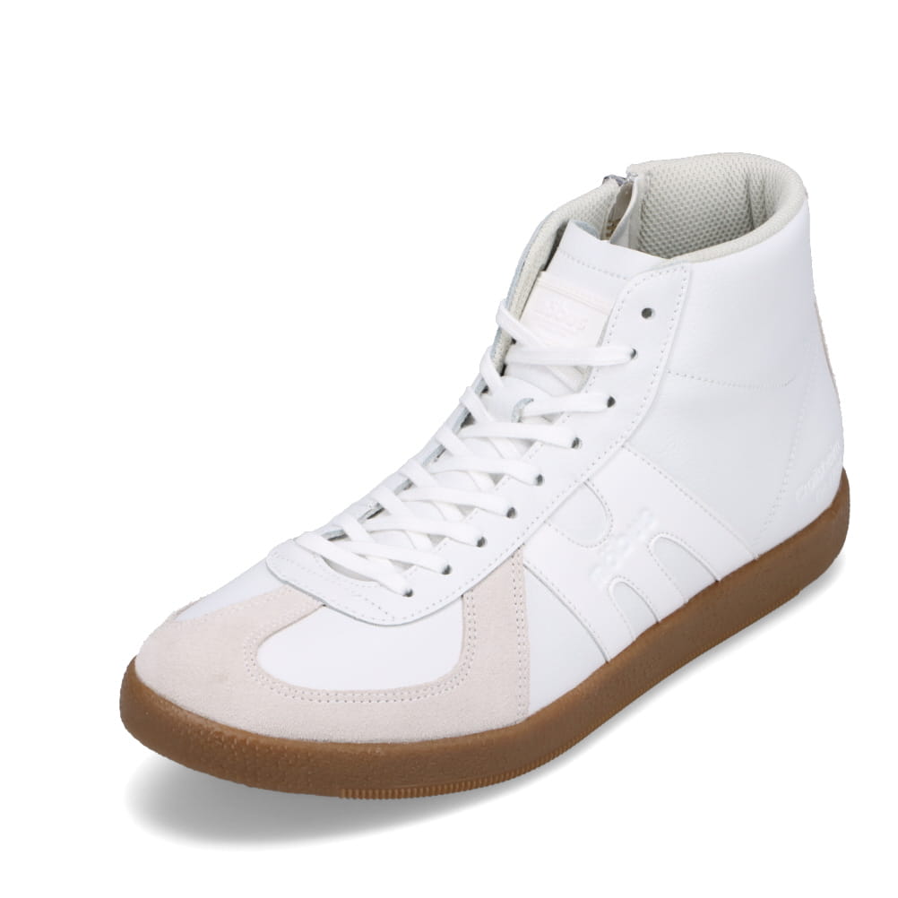 モーブス mobus M-2317T メンズ靴 靴 シューズ 2E相当 ハイカットスニーカー ミッドカット スタイリッシュ シンプル 抗菌 防臭 人気 ブランド ホワイト