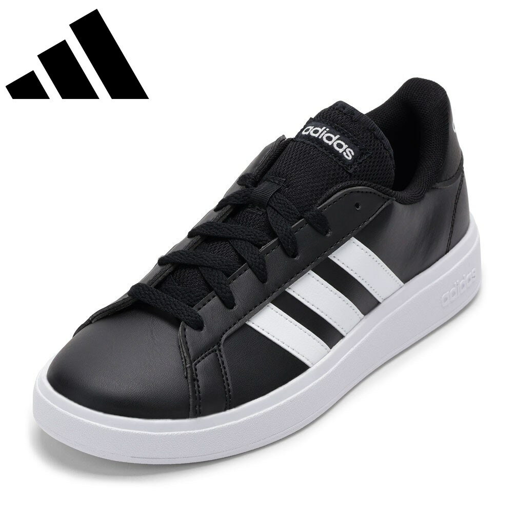 アディダス adidas GW9251L レディース靴 靴 シューズ ローカットスニーカー GRANDCOURT BASE 2.0M トレーニングシューズ スポーツ ランニング 運動 人気 ブランド ブラック×ホワイト