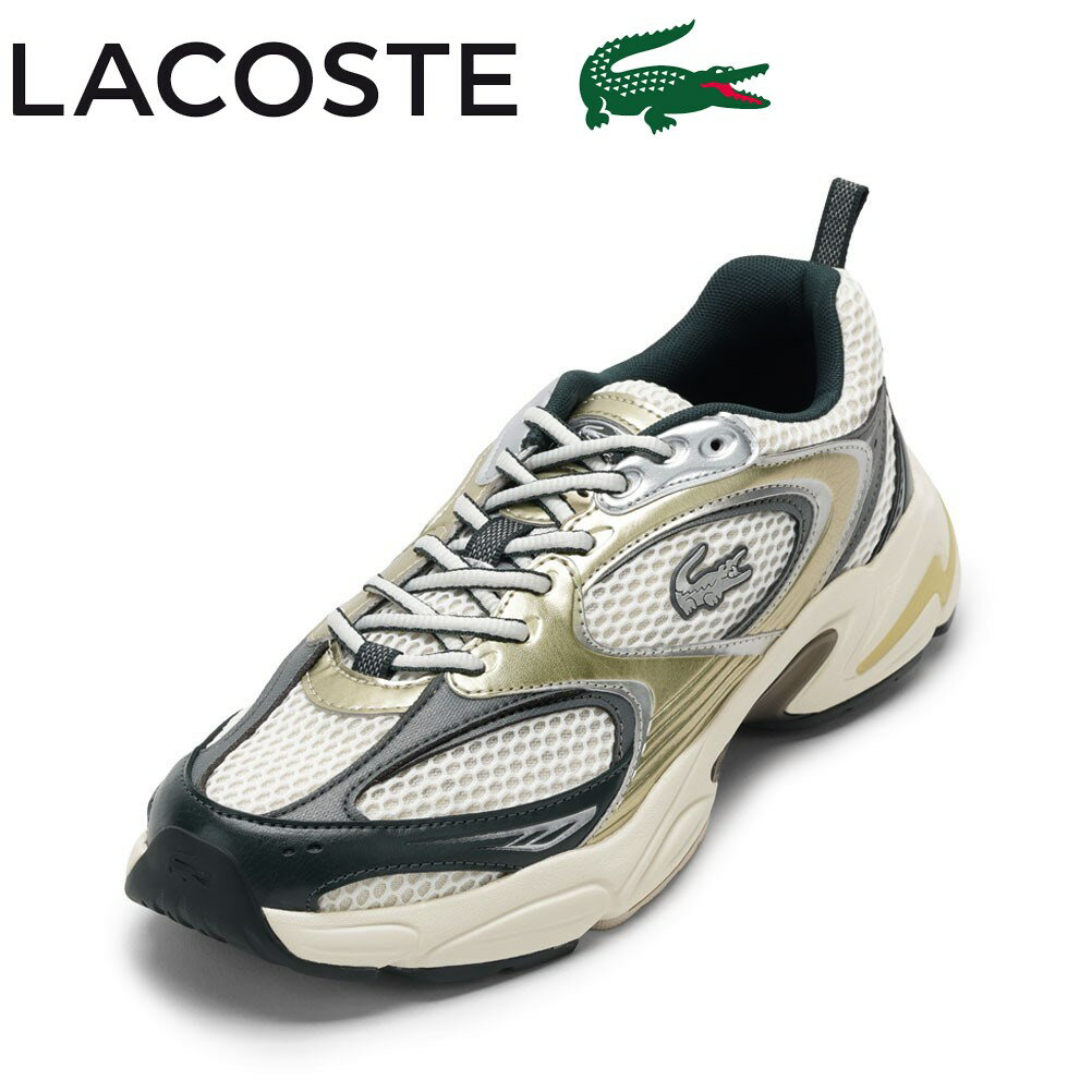 ラコステ LACOSTE 48SMA0071 メンズ靴 靴 シューズ スニーカー ローカット STORM 96 2K 224 2 レースアップ ランニングシューズ コンビ ロゴ 軽量 人気 ブランド ホワイト