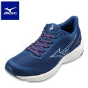 【10%OFFクーポン!4日20時~11日1:59まで】ミズノ MIZUNO K1GL231724 ランニングシューズ スポーツシューズ ローカットスニーカー 通学 学校 新学期 運動 ネイビー