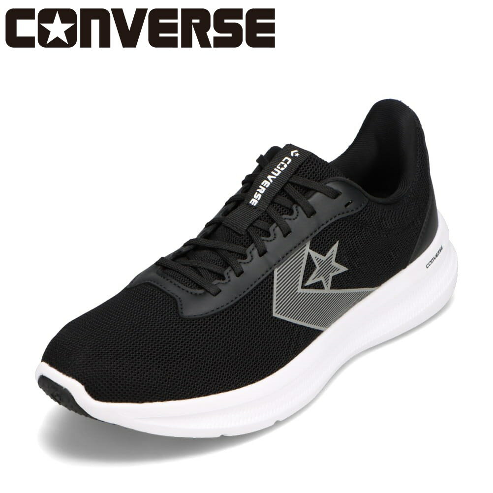 コンバース CONVERSE 34202310M 2E相当 スニーカー ローカットスニーカー COMMONSTAR シンプル カジュアル ブラック