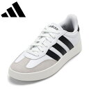アディダス adidas JI2306 メンズ靴 靴 シューズ 2E スニーカー コートタイプ バレーダ U ローカットスニーカー ブランド 人気 ホワイト×ブラック