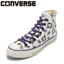 コンバース CONVERSE 31314041M メンズ靴 靴 シューズ 2E スニーカー ALL STAR AGED HI / DC オールスター ハイカットスニーカー エイジド ジョーカー ヴィンテージ 人気 ブランド ホワイト×パープル