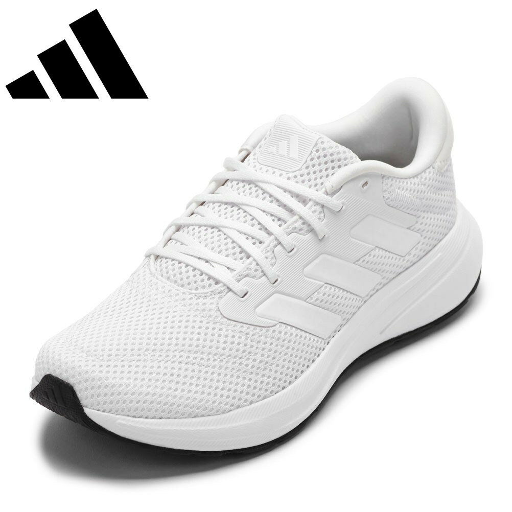 アディダス adidas IH6101 メンズ靴 靴 シューズ 2E スニーカー ランニングシューズ RESPONSE RUNNER U 通気性 ローカットスニーカー メッシュ 着地吸収 クッション性 人気 ブランド ホワイト×ホワイト