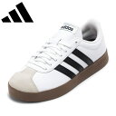 アディダス adidas ID3711L レディース靴 靴 シューズ 2E スニーカー VL COURT BASE M ローカットスニーカー 柔らかい シンプル ホワイト×ブラック