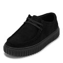 クラークス Clarks 26172019 メンズ靴 靴 シューズ 3E相当 カジュアル シューズ モカシン 厚底 軽量 Torhill Lo トーヒルロー スエード クッション性 耐久性 クラシック トレンド 人気 ブランド ブラック