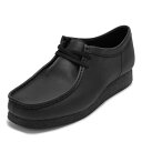 クラークス Clarks 26177832 メンズ靴 靴 シューズ 3E相当 カジュアル シューズ モカシン 防水 雨 WallabeeEVO WP ワラビーエヴォ ウォータープルーフ レザー クッション性 耐久性 グリップ力 ラバー 人気 ブランド ブラック